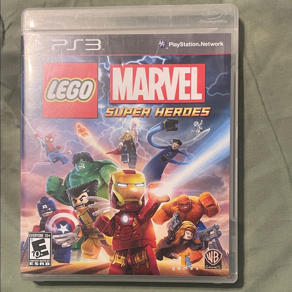 LEGO Marvel Super Heroes PS3 Game - Red and Blue Adventure